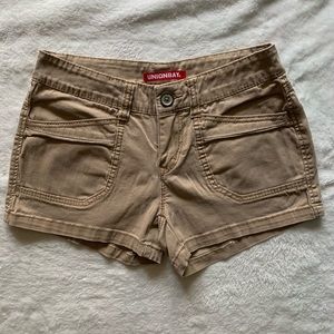 Tan Unionbay shorts, size 3